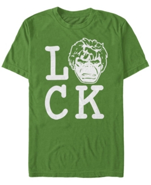 Fifth Sun Men's Hulk Luck Short Sleeve Crew T-shirt