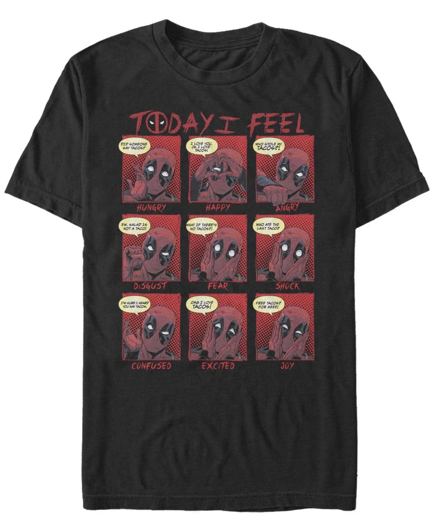 Men's Deadpool Feels Short Sleeve Crew T-shirt