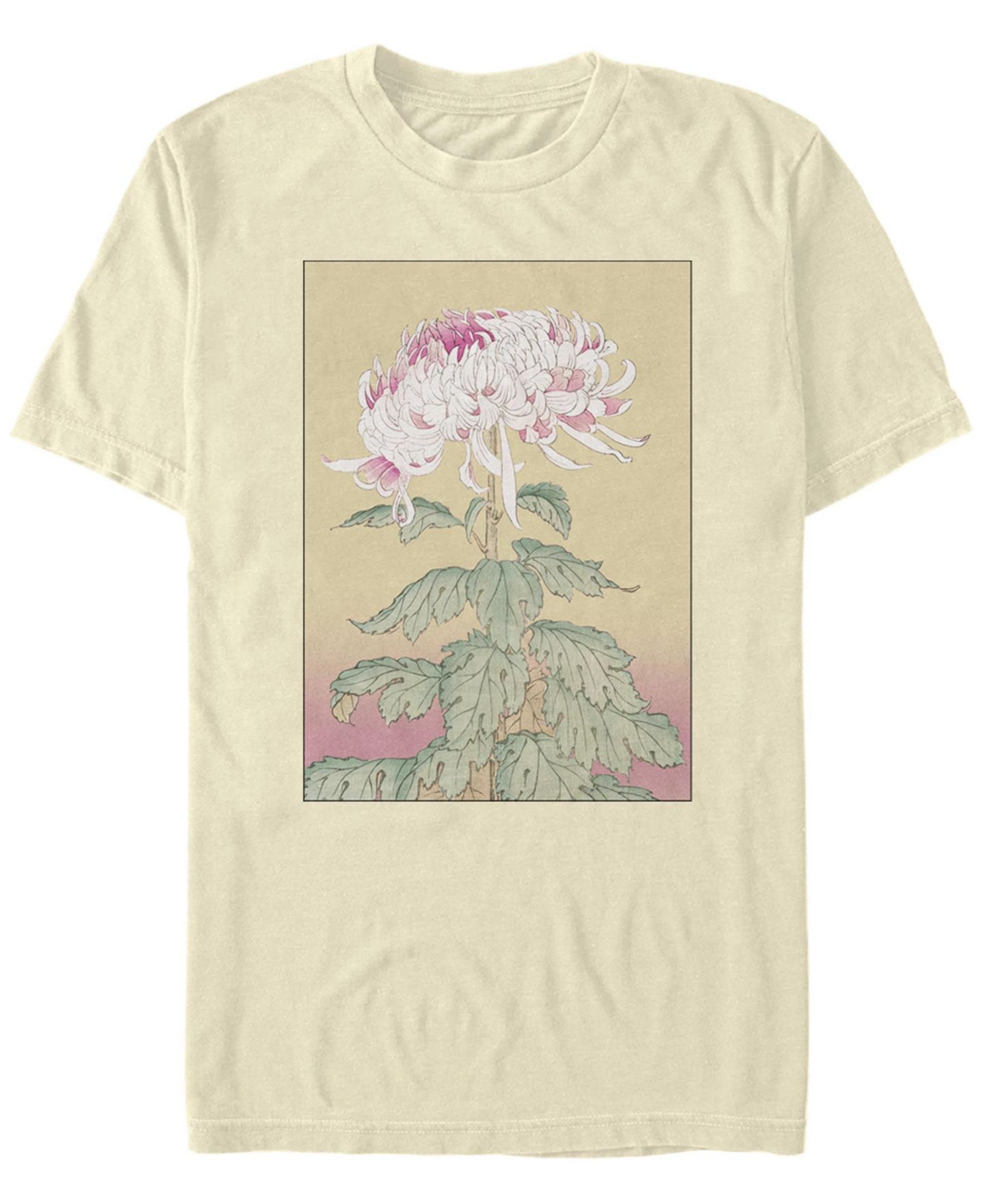 Мужская футболка Fifth Sun Asian Blossom Short Sleeve Crew, цвет: Натуральный — фото 1