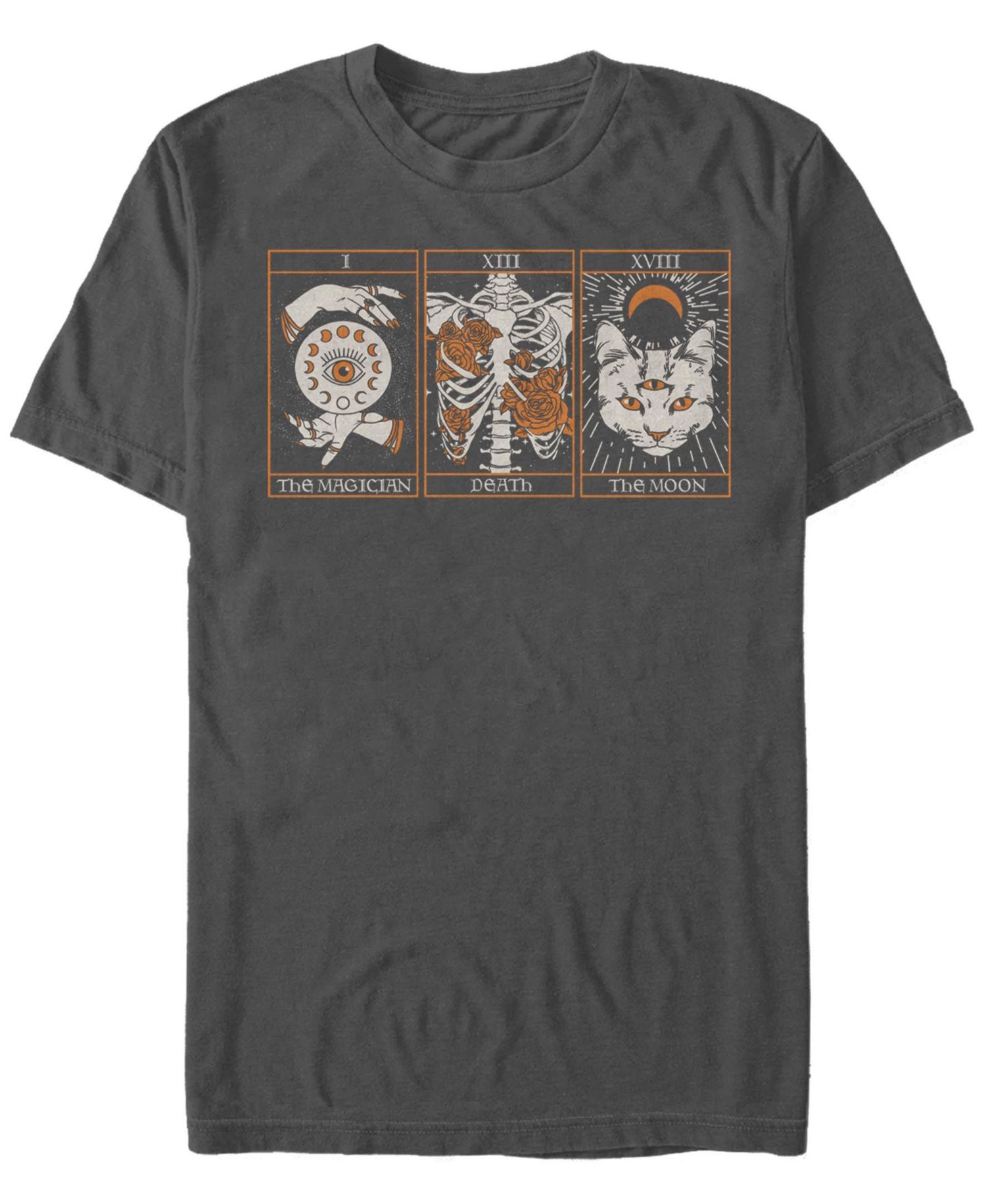 Men's Spooky Tarot Set Short Sleeve Crew T-shirt