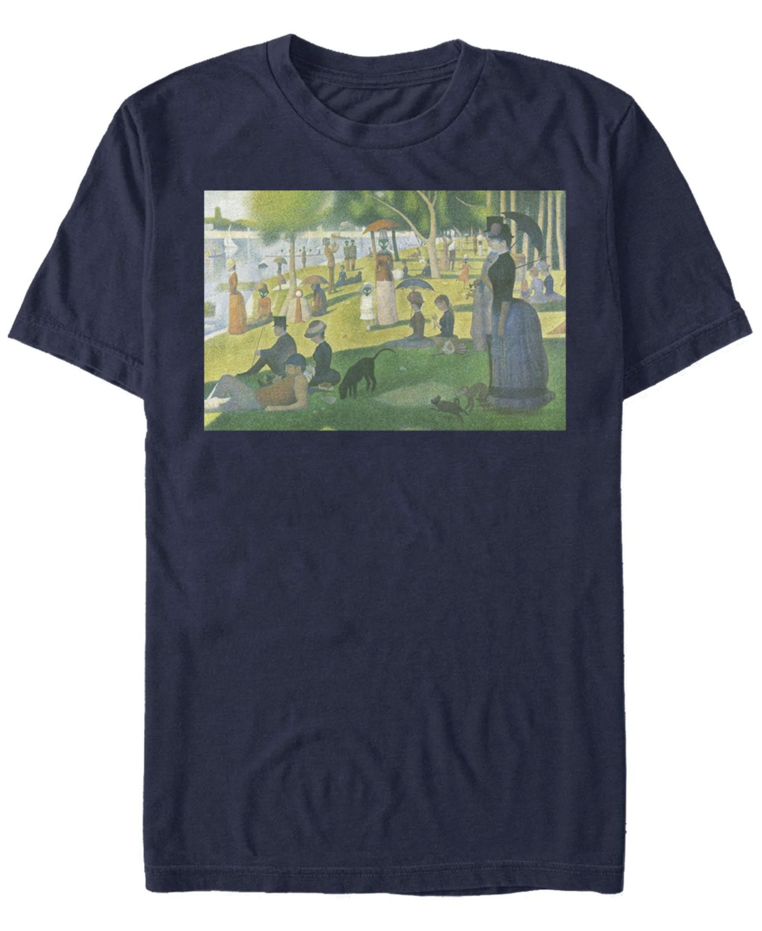 Men's Alien Art Short Sleeve Crew T-shirt