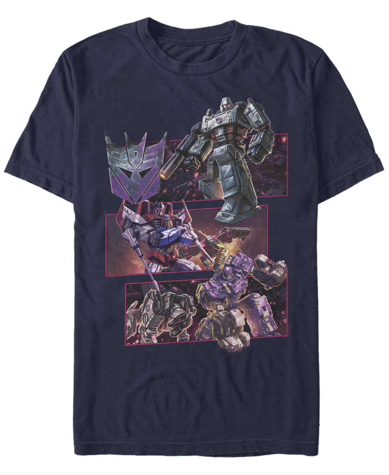Men's Decepticon Boxup Short Sleeve Crew T-shirt