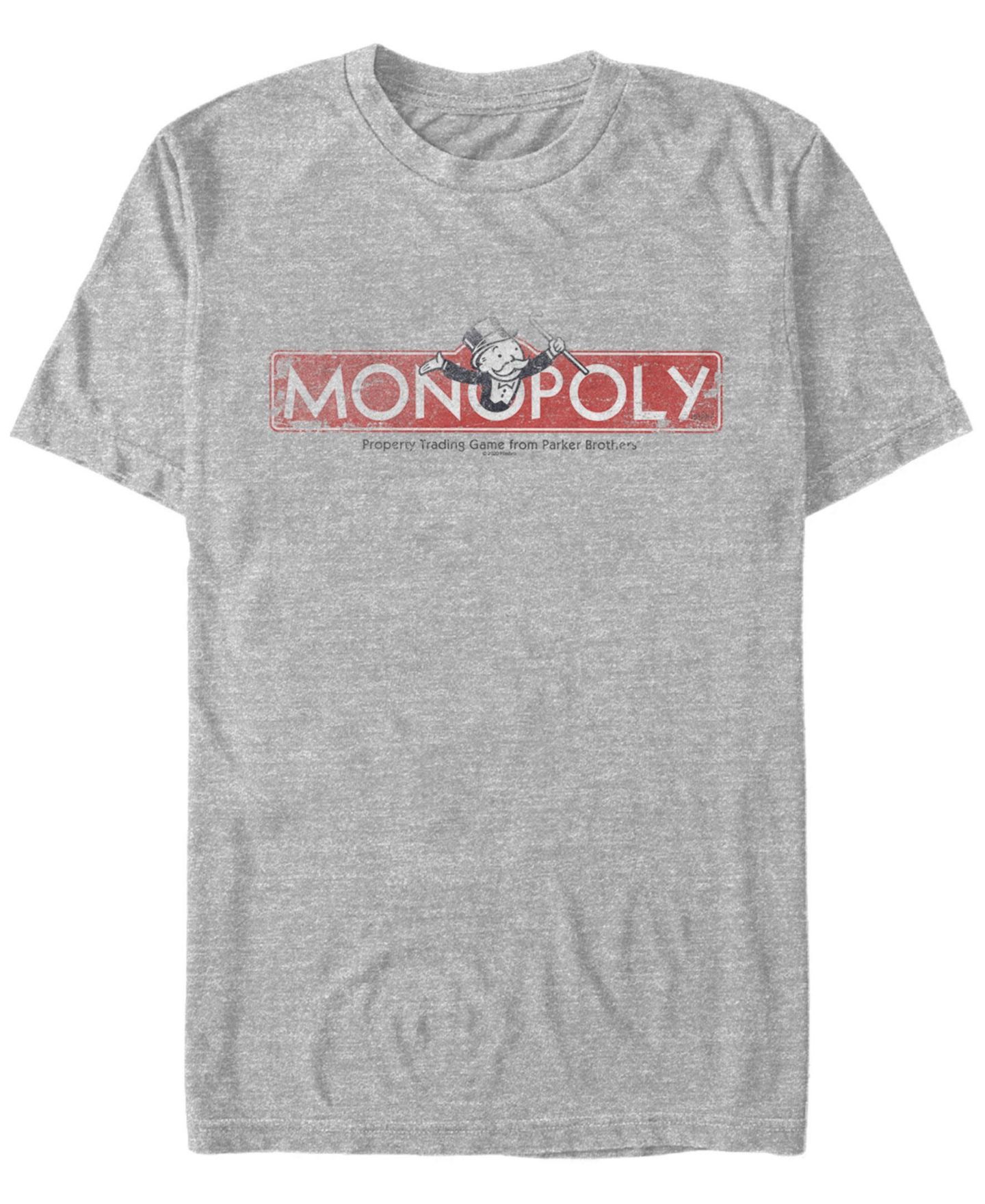 Мужская футболка Fifth Sun Logo Distressed Short Sleeve Crew, цвет: Меланжевый — фото 1