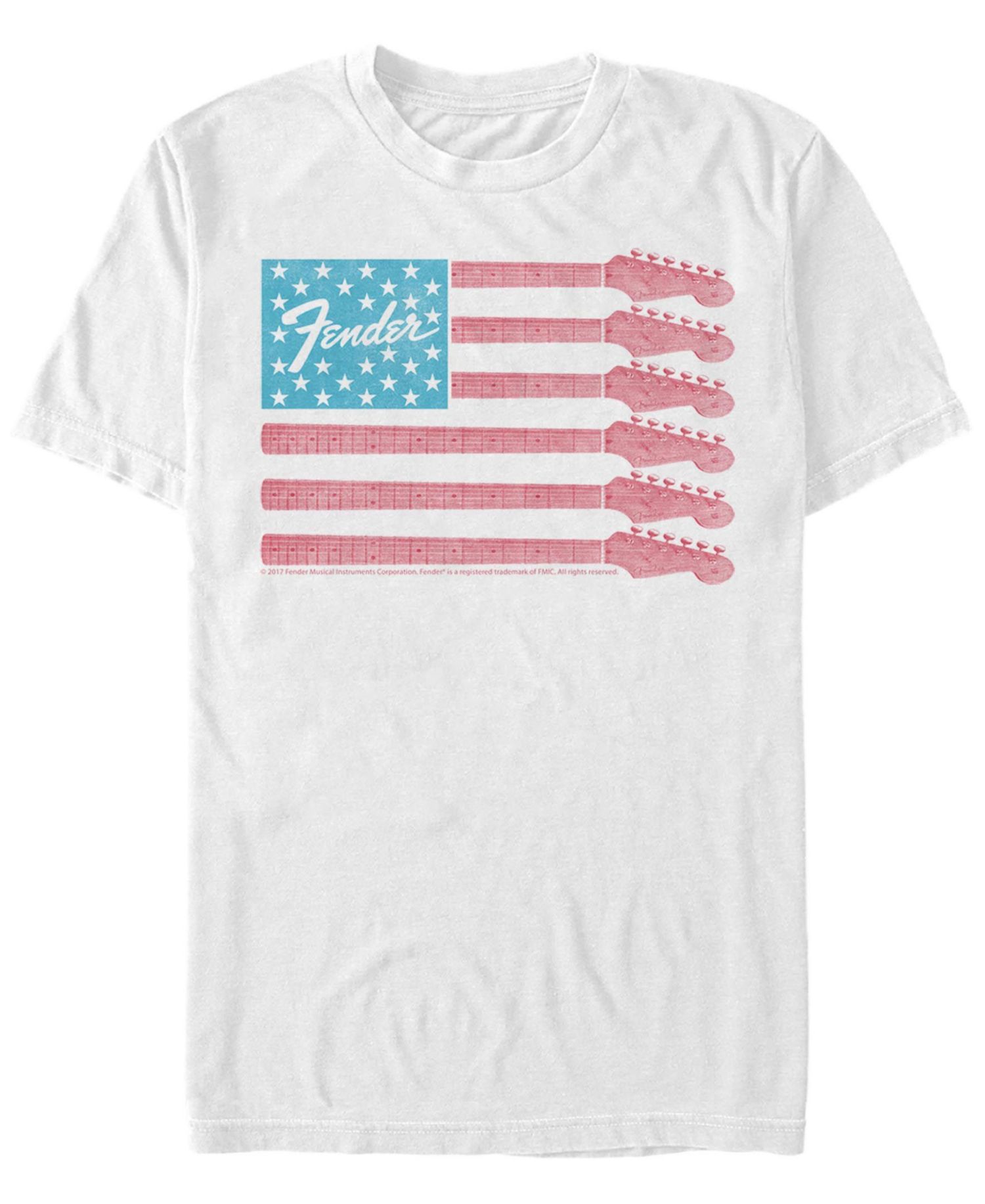 Men's Guitar Flag Short Sleeve Crew T-shirt