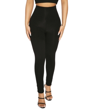 Naked Wardrobe The Nw Wide Waistband Leggings In Black