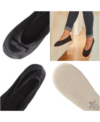 Isotoner Signature Isotoner Satin Ballerina Slippers