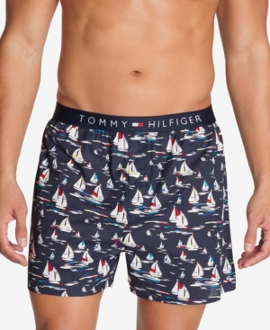 Tommy Hilfiger Men's Woven Yacht Club Print Boxers