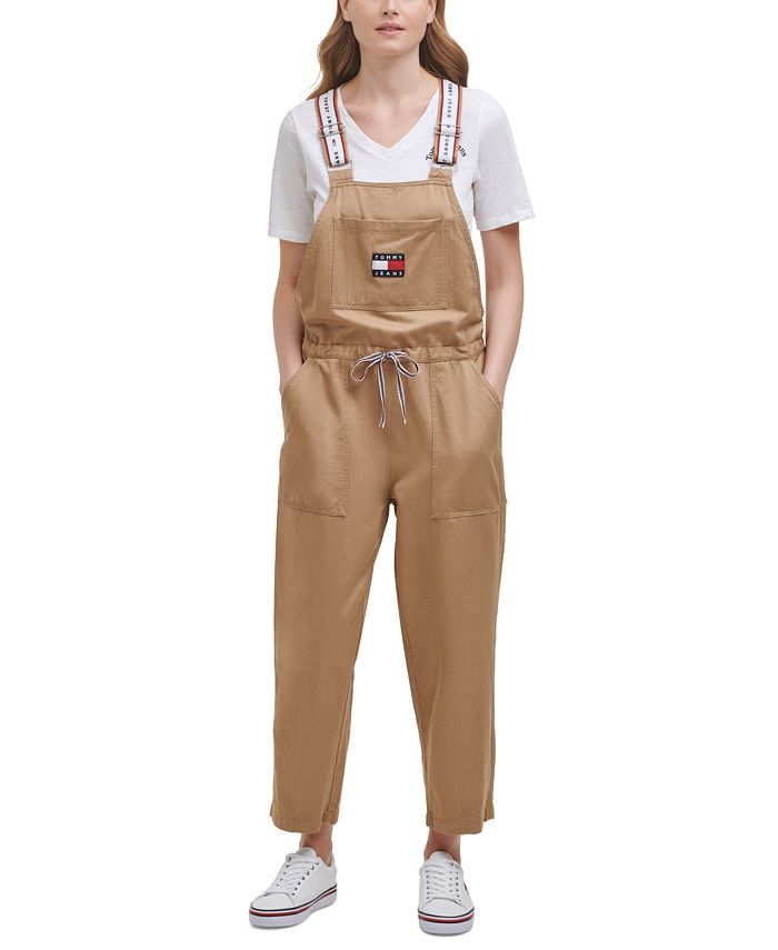 Tommy Jeans Twill Overalls - Macy's