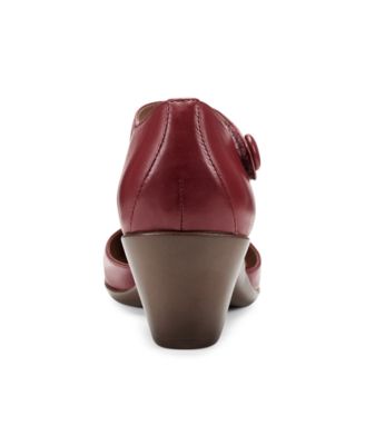 Women's Clarice Mary Jane Block Heel Pumps