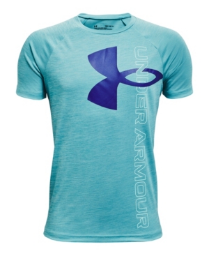 Big Boys Ua Tech Split Logo Hybrid T-shirt