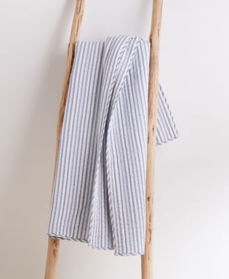 Tobago Stripe Reversible Quilted Throw, 50" x 60"