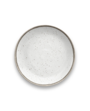 TARHONG RETREAT POTTERY WHITE SALAD 8.5" SET OF 6 