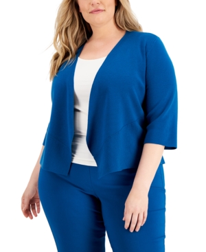 Alfani Plus Size Cozy Open-Front Cardigan Created for Macy's