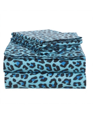 EnvioHome Leopard Cotton 4-Piece Set Full Bedding