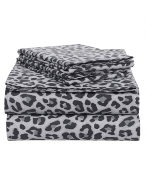 EnvioHome Leopard Cotton 4-Piece Set Full Bedding