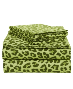 EnvioHome Leopard Cotton 4-Piece Set Full Bedding