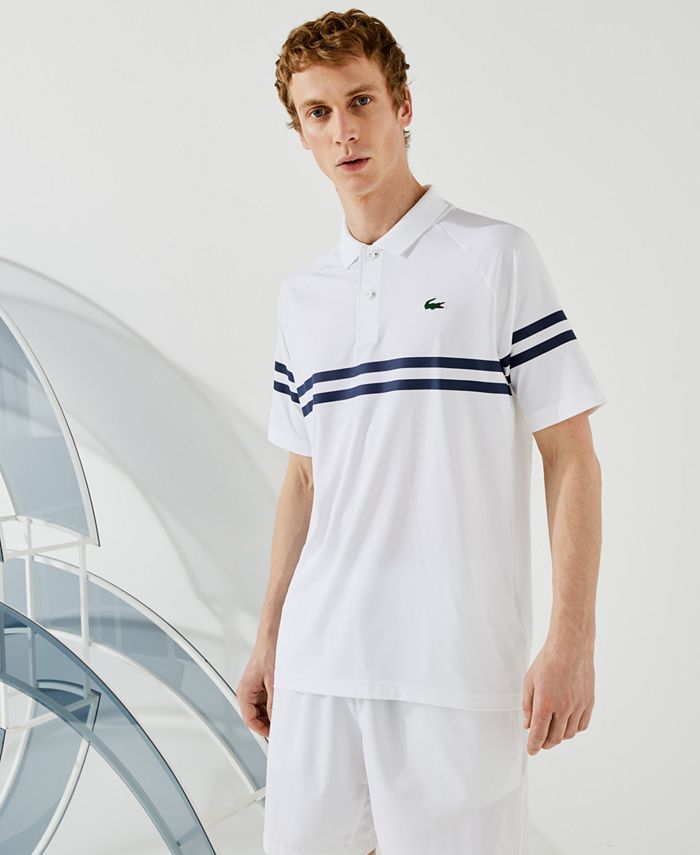comfort heroïsch Kikker Lacoste Men's SPORT Novak Djokovic Stretch Stripe Polo Shirt & Reviews -  Polos - Men - Macy's