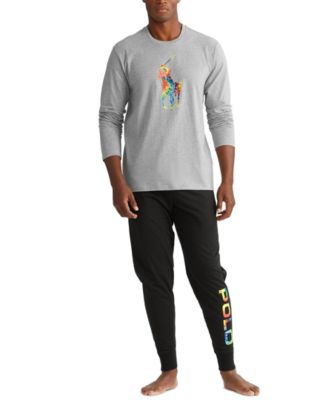 Polo Ralph Lauren - Men's Tie-Dye Big Pony Logo Lightweight Pajama Top