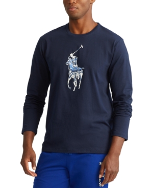 Polo Ralph Lauren Men's Tie-Dye Big Pony Logo Lightweight Pajama Top