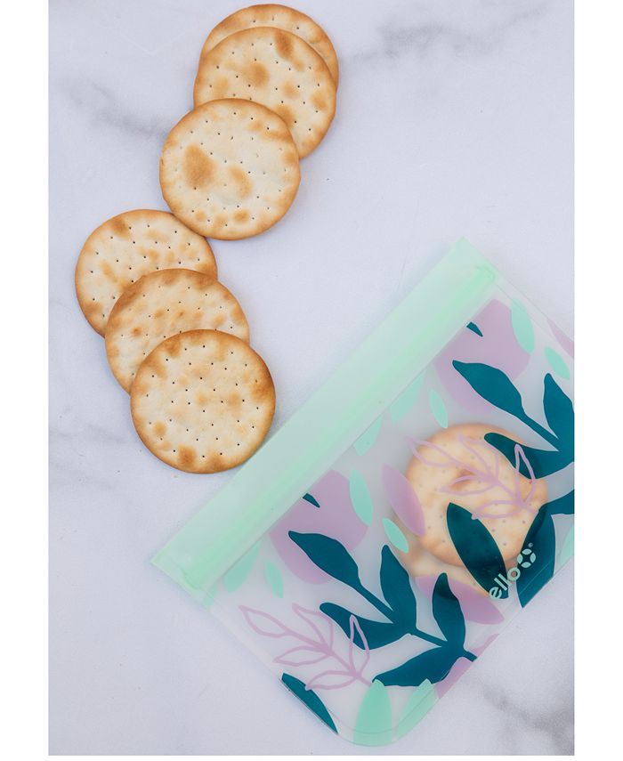 Ello PEVA Assorted Reusable Food Storage Bags, 6Pack & Reviews