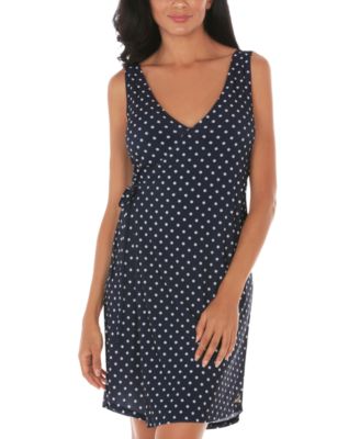 Nautica - Polka-Dot Cover-Up Wrap Dress