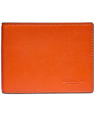 slim billfold wallet in colorblock