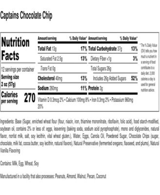 Captains Chocolate Chip Bundt Cake, 24 oz