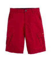 Boys red sale cargo shorts