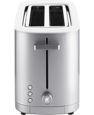 Zwilling Enfinigy Stainless Steel 2 Slot Toaster In Silver-tone