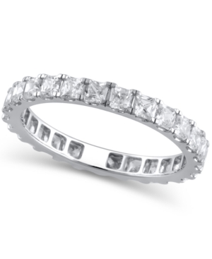 Diamond Princess Eternity Band (2 ct tw) in 14K White Gold