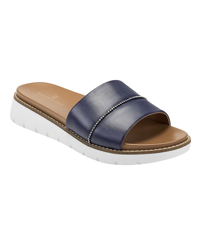 Bandolino Women's Aubree Slip-on Platform Slide Sandals - Macy's