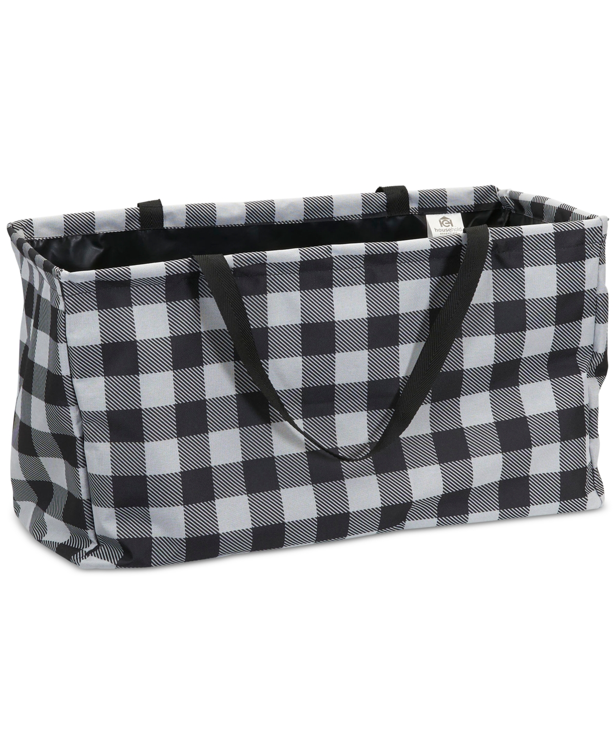 Household Essentials Teal Striped Krush Container All-Purpose Utility Tote