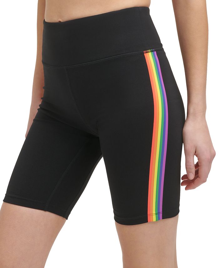 Womens rainbow shorts sales