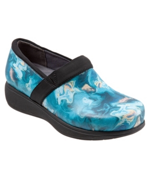 Softwalk Meredith Classic Sport Clog In Blue