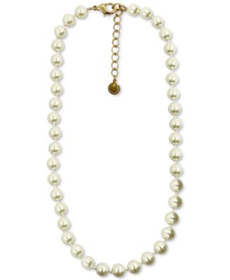 Charter Club Gold-Tone Imitation Pearl Collar Necklace, Created for Macy's  - Macy's