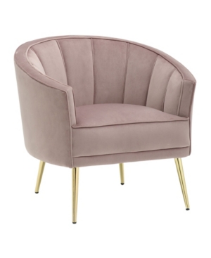 Shop Lumisource Tania Accent Chair In Blush