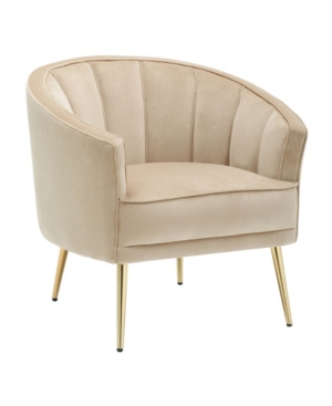 Lumisource Tania Accent Chair In Champagne