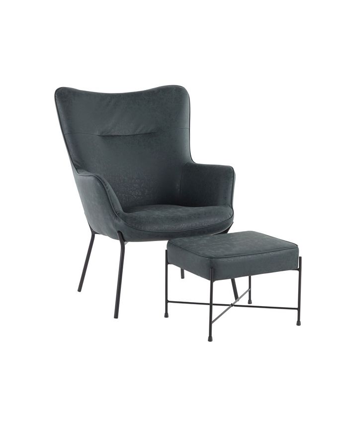 Lumisource Izzy Lounge Chair and Ottoman Set Macy's