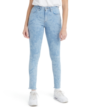 Levi's Women's 721 High-rise Skinny Jeans In Short Length In Soho Splash
