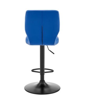 Bardot Adjustable Faux Leather Swivel Bar Stool