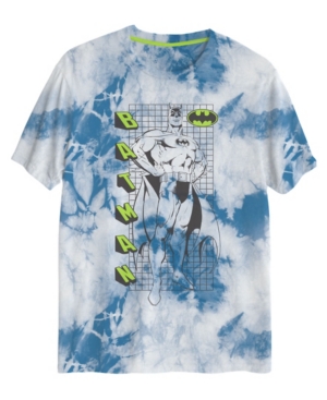 Big Boys Batman Tie Dye Short Sleeve Graphic T-shirt