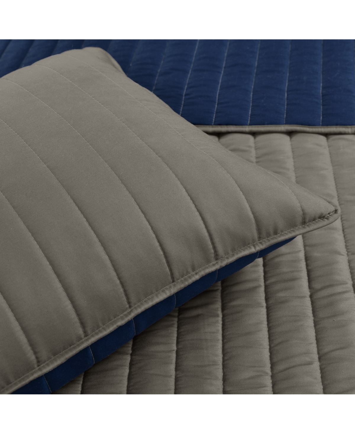 Lush Decor Soft Stripe All Season 3 Piece Quilt Set, Full/queen In Multi