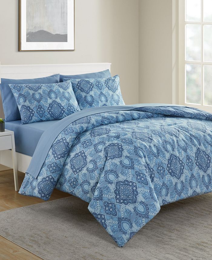 VCNY Home CLOSEOUT! Konya 7 Piece BedinaBag King Comforter Set Macy's