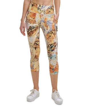 Calvin Klein Performance Printed Cropped Leggings