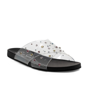 Jessica Simpson Women's Tislie Vinyl Slide Sandals Women's Shoes