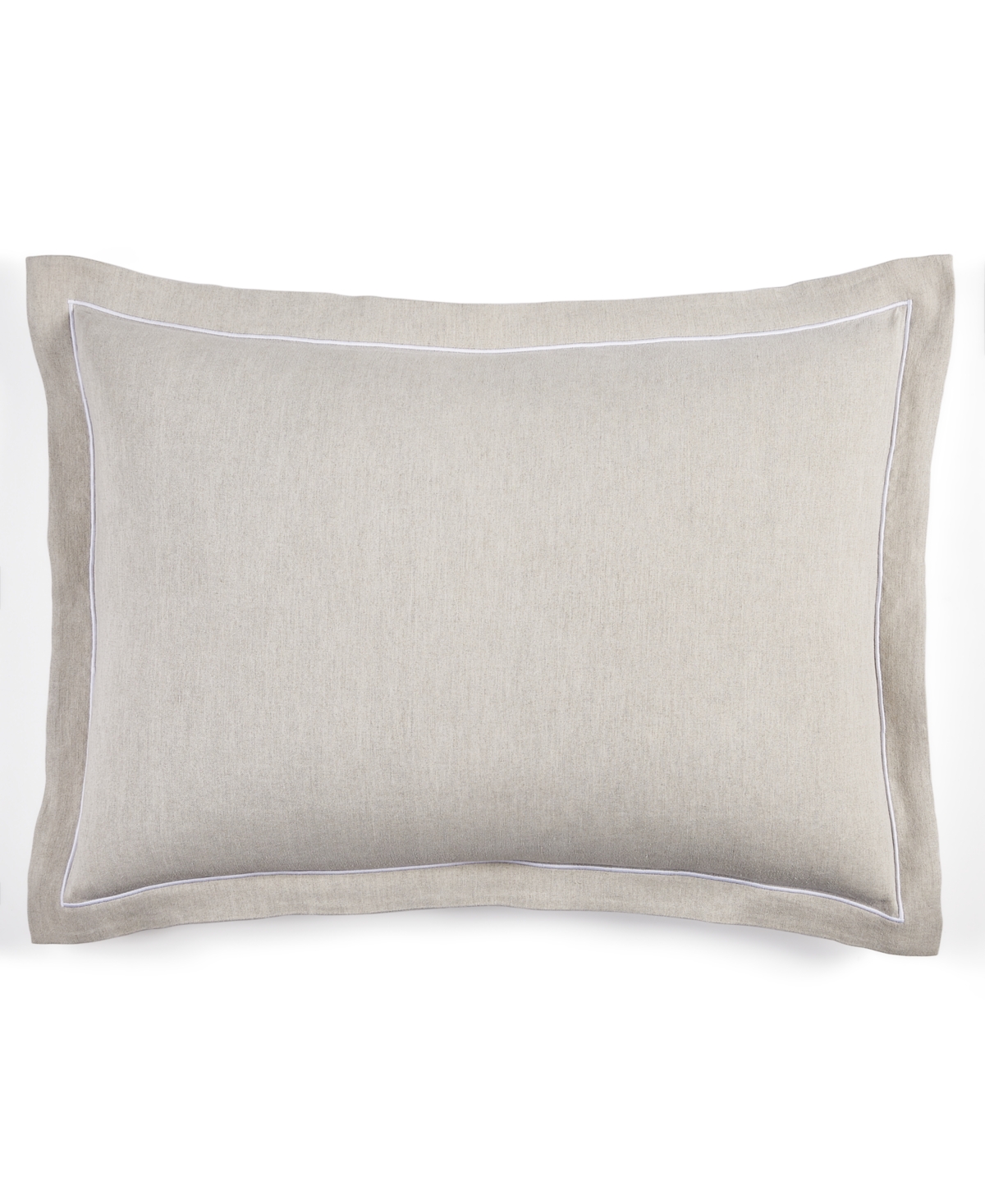 Closeout! Hotel Collection Linen/Modal Blend Sham, King, Created for Macy's - Natural