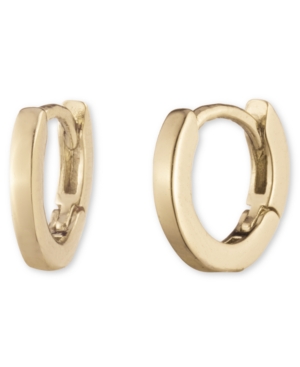 Givenchy Extra-small Huggie Hoop Earrings, 0.24" In Gold
