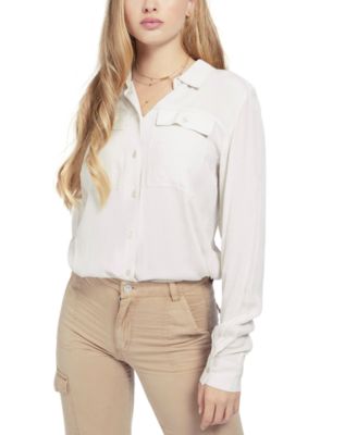 GUESS - Mona Button-Front Top