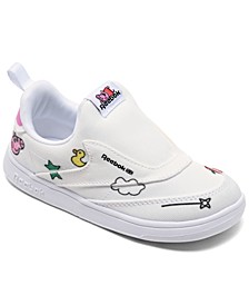 Toddler Girls Club C Slip On IV x Peppa Pig Casual Sneakers from Finish Line