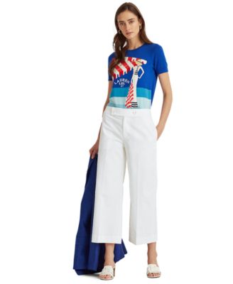 Lauren Ralph Lauren - Stretch-Infused Wide-Leg Pants